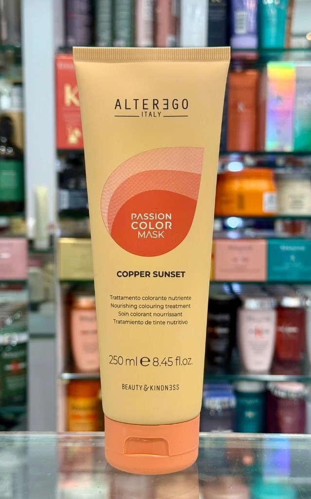 便宜生活館【深層護髮】艾特伊果 ALTEREGO 激色髮膜 染後髮專用 250ML 銅色日落 COPPER SUNSET 全新公司貨 (可超取)