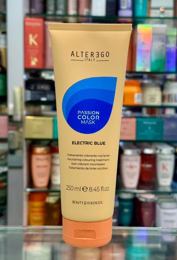 便宜生活館【深層護髮】艾特伊果 ALTEREGO 激色髮膜 染後髮專用 250ML 電音藍 ELECTRIC BLUE 全新公司貨 (可超取)