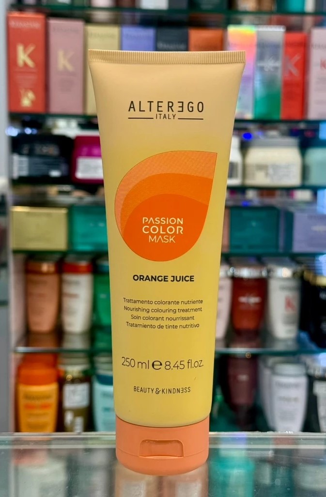 便宜生活館【深層護髮】艾特伊果 ALTEREGO 激色髮膜 染後髮專用 250ML 橘子汽水 ORANGE JUICE 全新公司貨 (可超取)