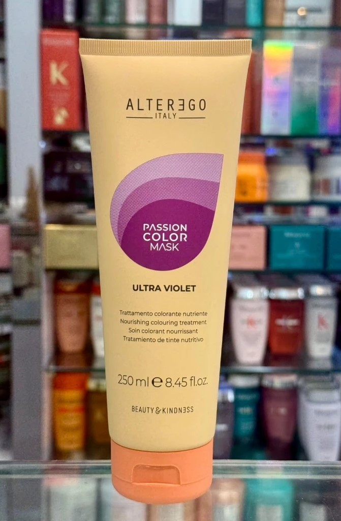 便宜生活館【深層護髮】艾特伊果 ALTEREGO 激色髮膜 染後髮專用 250ML 浪漫紫鳶 ULTRA VIOLET 全新公司貨 (可超取)