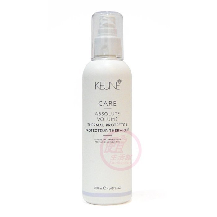 便宜生活館【免沖洗護髮】肯葳 KEUNE C7輕盈熱塑保護液200ml (紫櫻AV) 給予打底抗熱輕盈專用 全新公司貨