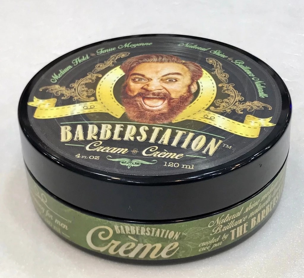 【造型品】巴博士 Barberstation 硬漢髮乳(綠)Cream 120ml 自然線條、蓬鬆捲度波浪造型 (可超取)