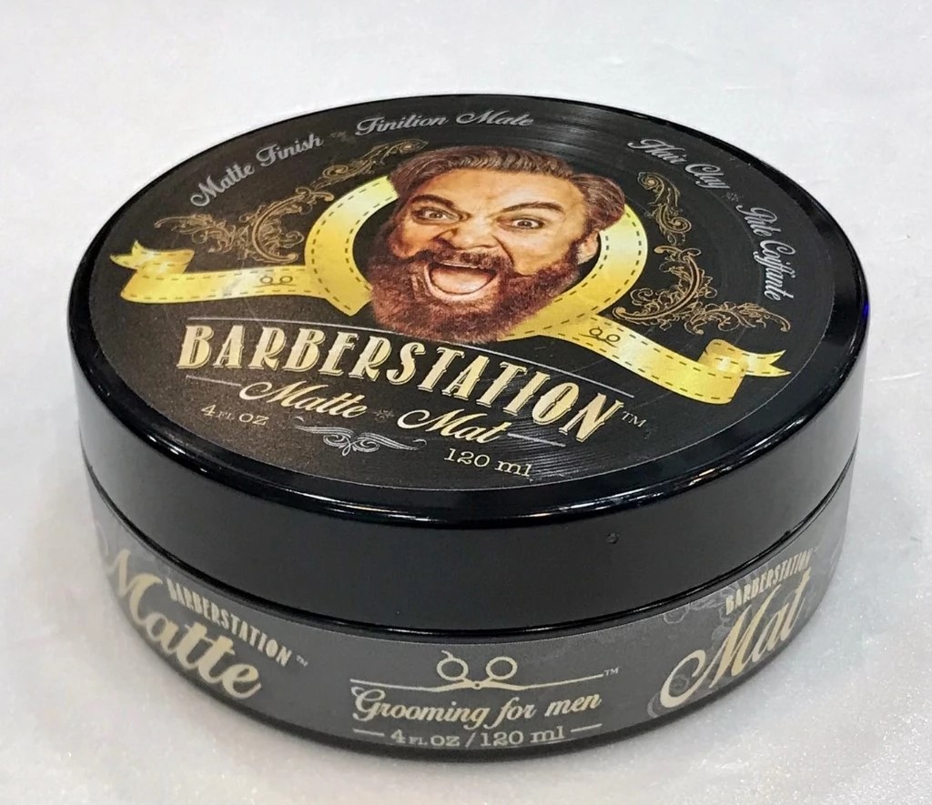 【造型品】巴博士 Barberstation 硬漢髮腊(灰)Matte 120ml 蓬鬆空氣感、乾式龐畢度造型(飛機頭) (可超取)