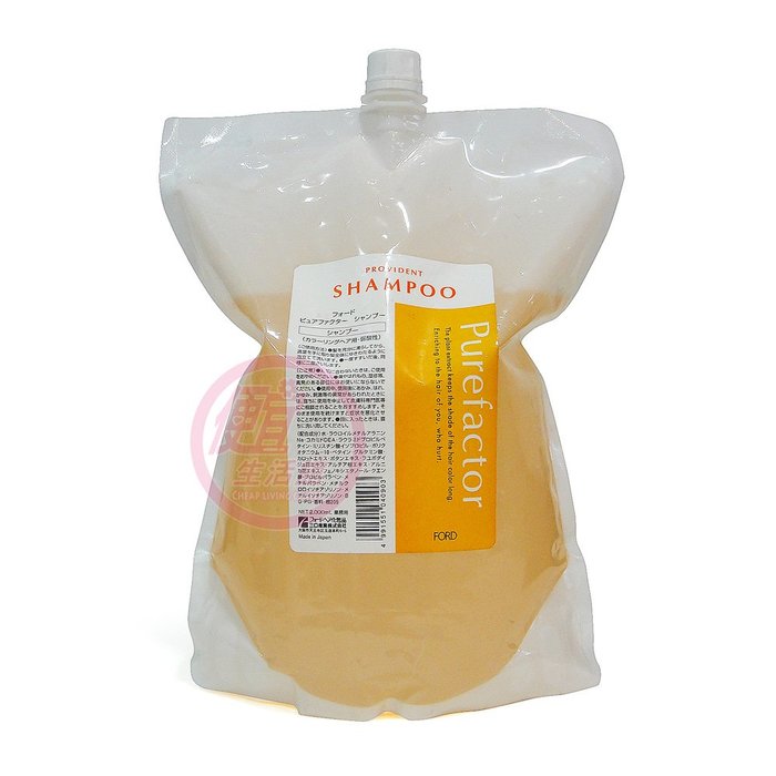 【洗髮精】日本 FORD FPS (新)橘水鮮洗髮精2000ML(補充包)- 針對染燙受損髮專用