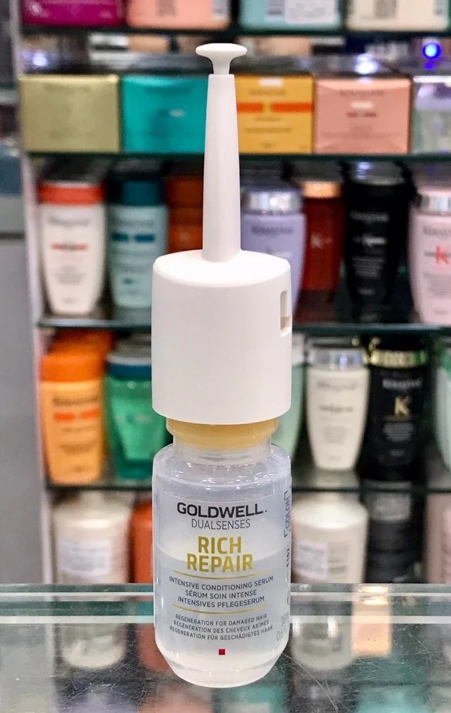 便宜生活館【免沖洗護髮】歌薇 GOLDWELL 水感重建劑18ml(第二代) 給予保濕.滋養.受損髮質專用 全新公司貨 (可超取)
