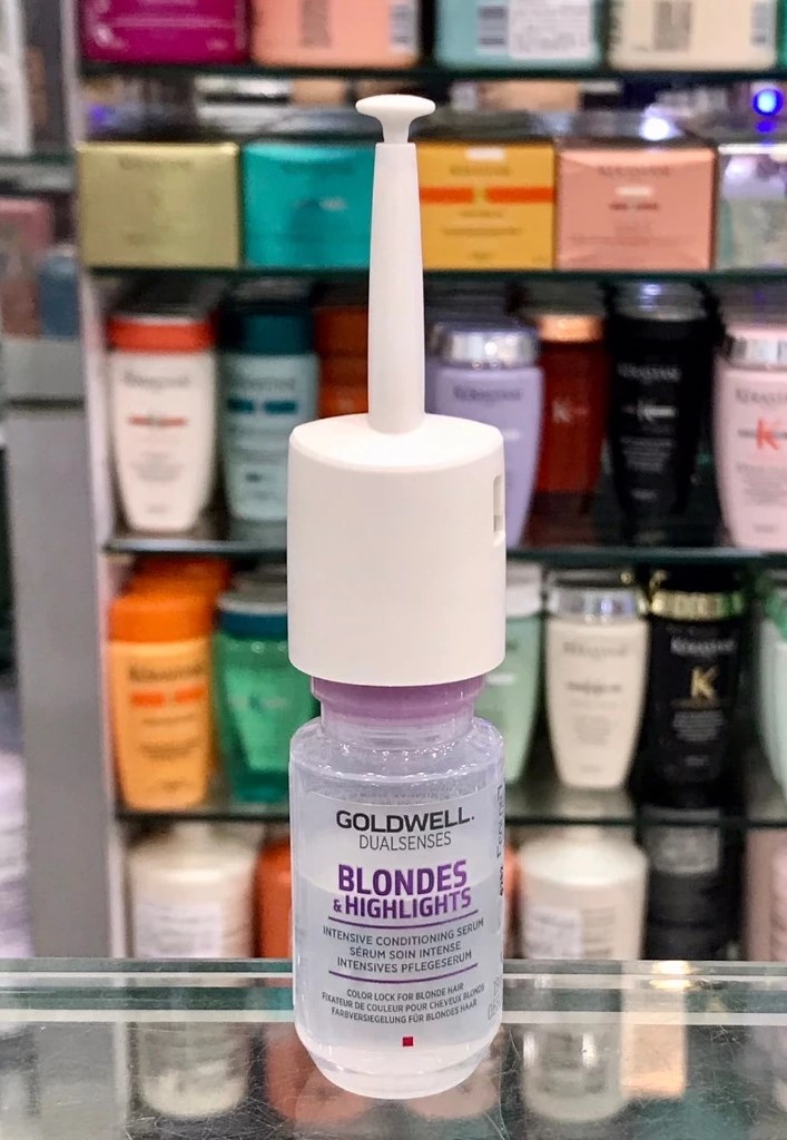 便宜生活館【免沖洗護髮】歌薇 GOLDWELL 光纖重建劑18ml(第二代) 燙染/光澤/染後髮質專用 全新公司貨 (可超取)