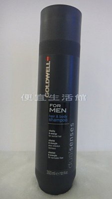 【洗髮精】歌薇GOLDWELL men感 全能髮浴300ml頭髮與沐浴雙效合一