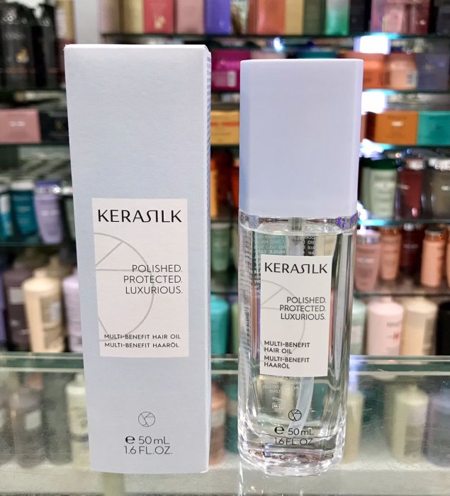 便宜生活館【免沖洗護髮】歌薇 KERASILK 絲馭洸 全明星輕髮油50ml 任何髮質適用(光采.亮澤) 全新公司貨 (可超取)