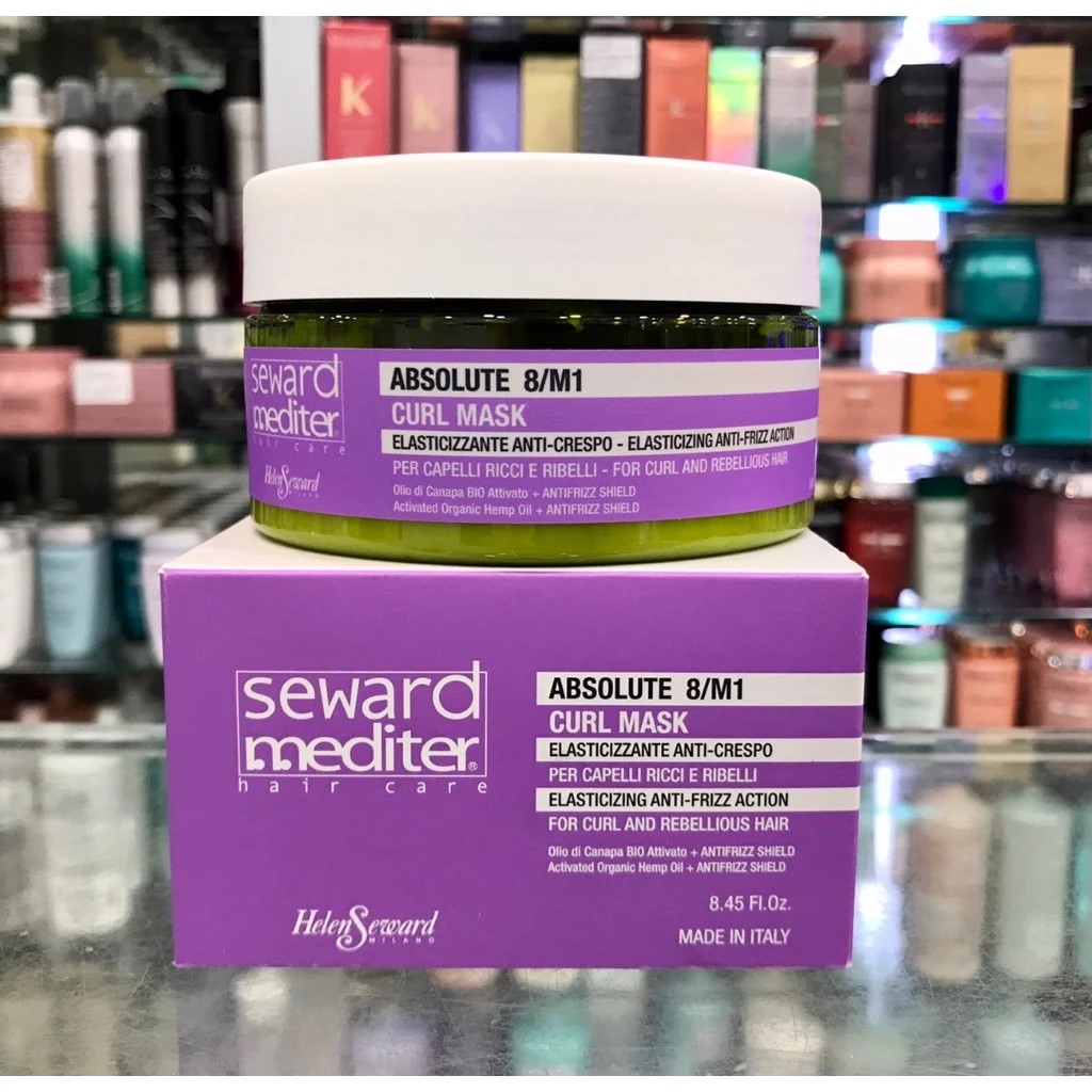 便宜生活館【深層護髮】西苓 Helen Seward婕妮雅 8/M1抗毛躁彈力髮膜250ml 撫平毛燥/提供柔順光澤(捲髮專用) 全新公司貨 (可超取)