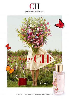 【香水 CH 】Carolina Herrera CH L’eau 花語 女性淡香水1.5ml - 百貨專櫃公司貨