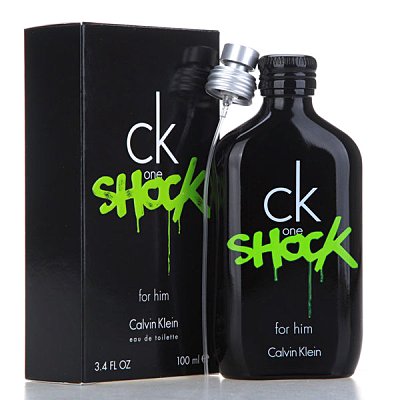 【香水CK 】CK One Shock 男性淡香水 100ML --另有售200ml-百貨專櫃公司貨