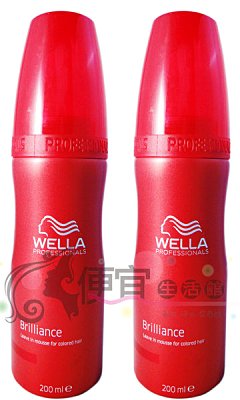 【造型品】WELLA威娜 采鑽鎖色慕絲200ML(新包裝)