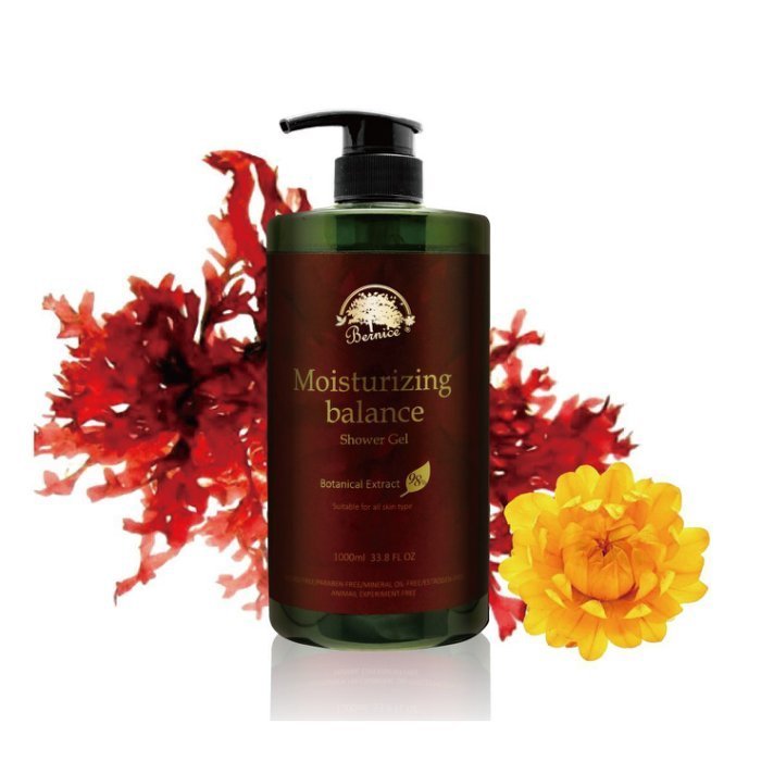 便宜生活館【沐浴用品】柏妮絲 BERNICE 高純植研沐浴乳(水之戀)1000ml 天然全身肌膚清潔專用 全新公司貨(可超取)